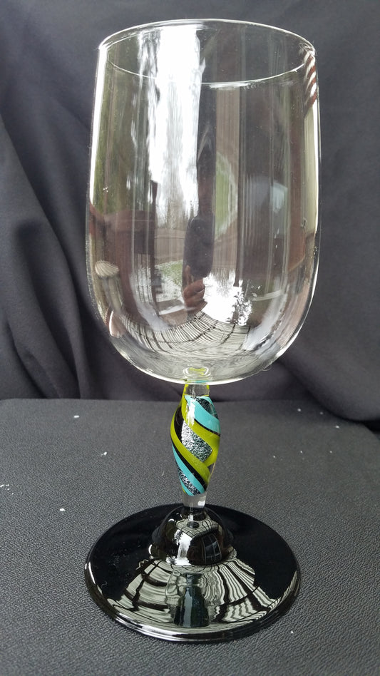 Wine Glass Large Dichroic Stem